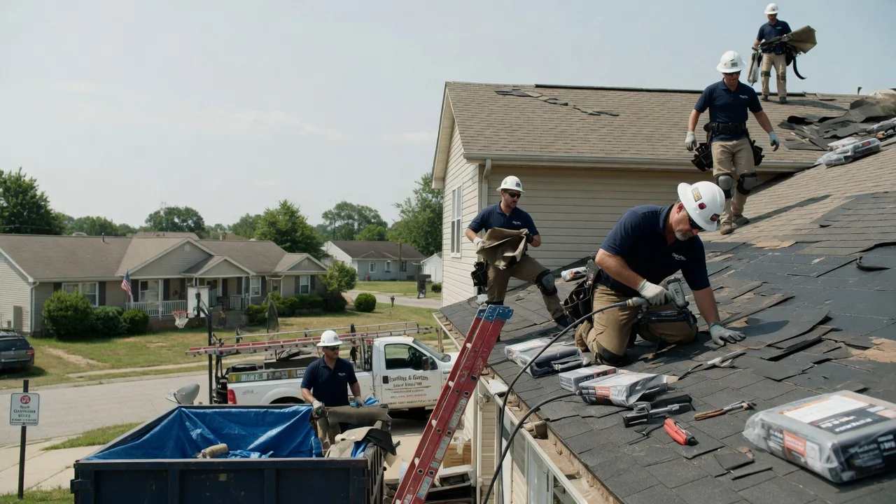 Roof Replacement in Sandoval, IL near me